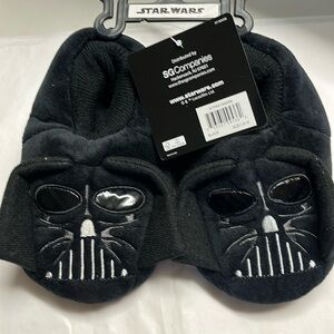 Star Wars Darth Vader boys  slippers NWT